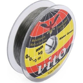 Resim Vito Water Green Monoflament Misina 100 Metre 0,10mm - Standart 