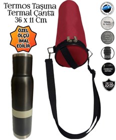 Resim SEVBAGS termos taşıma çantası termoslu 32-14 CM 