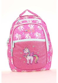 Resim Kaukko Kids Sırt Çantası Simli Nakışlı Unicorn L5140 