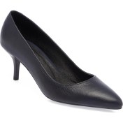 Resim Tergan Lacivert Hakiki Deri Kadın Stiletto - K24S1AY67736-A31 