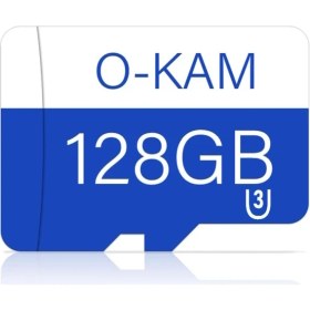Resim O-KAM 128GB Yüksek Hızlı Micro SD Hafıza Kartı Class 10 U3 