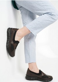 Resim DOCKA Kadın Ayak Sorunları İçin Özel (halluks valgus) Mevsimlik Ortopedik Hakiki Düz Taban Bağcıksız Ayakkabı AE26Y/C4712 
