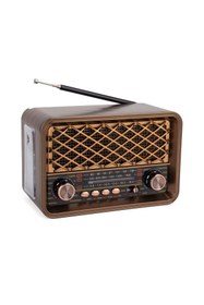 Resim kar-bul Rt-735 Solar Enerjili Nostajık Radyo Bluetooth Usb/fm/radyo 