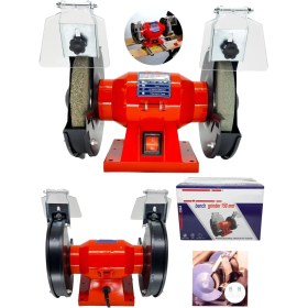 Resim Deko Turkey Turbo Motorlu Red Çark Motoru Zımpara Balta Bıçak Bileme Makinesi Taş Motoru Taşlama 150 mm 600W 