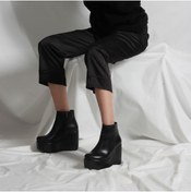 Resim 37Numara Siyah Dolgu Topuklu Bot 10 Cm 36-37-38-39-40 