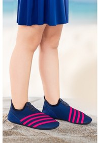 Resim Kiko Kids Enigma Havuz Plaj Kız Çocuk Deniz Ayakkabısı 7501 Lacivert - Fuşya Lacivert - Fuşya 