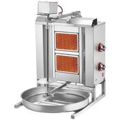 Resim Kutlu 2 Radyan Üstten Motorlu Döner Ocağı 