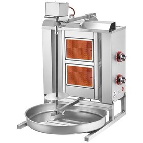 Resim Kutlu 2 Radyan Üstten Motorlu Döner Ocağı 