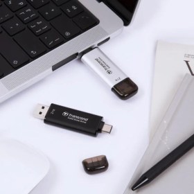 Resim Transcend 2tb Usb/type-C 10GBPS Taşınabilir Harici SSD TS2TESD310C - Siyah Sıfır 
