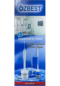 Resim Özbest Su Tasarruflu Klozet Sifon Çekmeli Rezervuar İç Takımı Renkli 