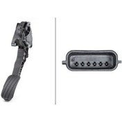 Resim Renault Master 3-ııı 2010-2020 Gaz Pedalı + Kaptör - 180107523r - Hella 