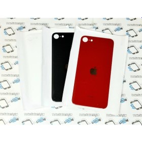 Resim İphone Se 2020 Arka Pil Batarya Kapağı (Cam) 