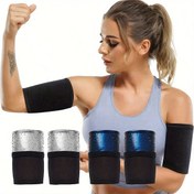 Resim Terletici Fitness Kol Kılıfları Çifti, Sauna Kol Düzeltici, Ter Bandı, Kadınlar için Sauna Kol Kılıfları, Kol İnceltme Kollukları 