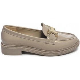 Resim Dosa Shoes Babet Klasik Tokalı Kadın Ayakkabı Bej 