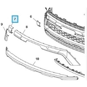 Resim Crosland X Ön Tampon Çeki Demir Kapak 39225241 