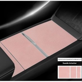 Resim Hightower Tesla Model 3/y Highland 2024-2025 Pembe Konsol Koruyucu Kapağı Dayanıklı 