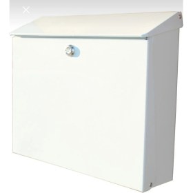 Resim Anahtarlı Beyaz Posta Kutusu 