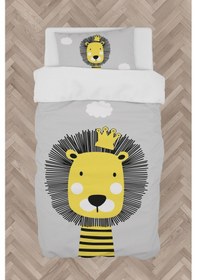 Resim Mekta Home Bebek Ve Çocuk Odası Aslan Desenli Nevresim Takımı 