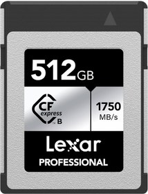 Resim SEWRS 467FHM5GGF4 Profesyonel CFexpress Tip-B 512 GB Gümüş Maksimum Okuma 1750 MB/s Maksimum Yazma 1.30 