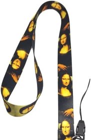 Resim Mona Lisa Boyun ipi Telefon Askısı 