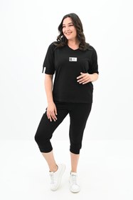 Resim Kadın Büyük Beden Taytlı Takım 3753-23 - XL / Benetton Yeşil 