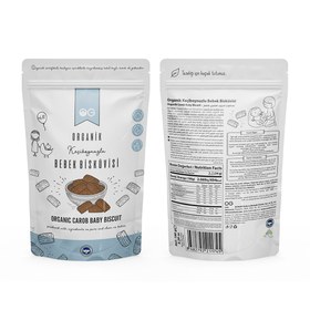 Resim OG NATURAL Organik Keçiboynuzlu Bebek Bisküvisi 150 Gr +6 Ay 