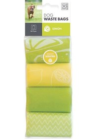 Resim M-pets Limon Kokulu Dışkı Toplama Poşeti 15 Yaprak 8li Paket 244-53040.01 