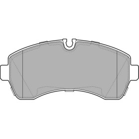 Resim Depomix Ön Balata Crafter Çift Teker Balon Teker 2.5 Tdi 04/06 5.000KG Sprinter 3 5 06.06 GDB1696 
