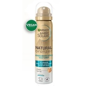Resim Garnier Ambre Solaire Natural Bronzer Güneşsiz Bronzlaştırıcı Sprey 150ml 