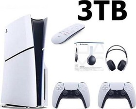 Resim Playstation 5 Slim Cd Edition 3TB +2.Dualsense Kol + Media Kumanda+3D Plus Kulaklık 