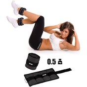 Resim Spor Byfit 0,5 Kg x 2 Adet Siyah El veya Ayak Bileği Ağırlığı Siyah 