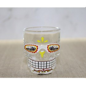 Resim İstanbul Temalı Cam Kurukafa Shot Bardak 