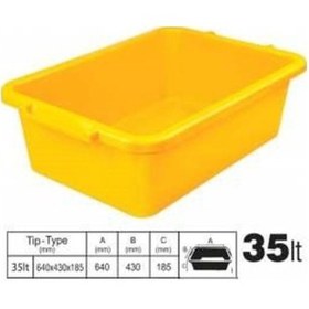 Resim Alçı Teknesi - 35 Lt Sıvacı Teknesi - Alçı Tekne 