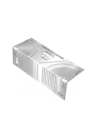 Resim Kosona 90 Derece Kavisli Çizim Cetveli - Dayanıklı Metal Kare Profil İşaretleme Aracı 