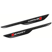 Resim Hightower 2 Adet Karbon Fiber Yan Panel Çizgi Şerit - Çizilmeye Dayanıklı, Tüm Araçlar İçin 