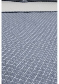Resim Koza Home Malea Lacivert Çift Kişilik Yatak Örtüsü 230x250 2 Yastık 50x70 5 Lacivert 
