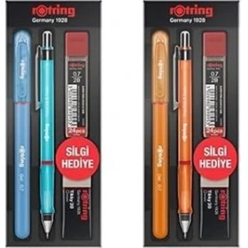 Resim Nacario Rotring Visuclick Jel Okul Seti (Mavi + Turuncu, 2x0.7mm) 