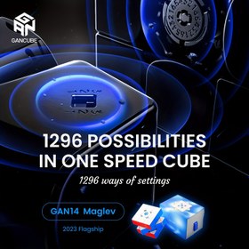 Resim GAN14 Maglev 3x3 Hız Küpü - Dünya Rekoru Süratli IC Bulmaca, Çocuklar ve Yetişkinler İçin, Tek Tuşla Yapma Özelliği, 1226+ Müsabaka Ayarları, Başlangıçtan Profesyonellere Uygun Speedcubing Hediyesi (Resmi Olarak Onaylı) 