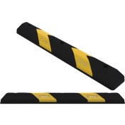 Resim Plastik Oto Park Araç Stoperi 110X15X10 cm Siyah-Sarı 