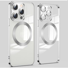Resim Ultra İnce Telefon Kılıfı Iphone Uyumlu 14 Pro Max 6.7 İnç Manyetik Şarj Anti-düşme Çizilmeye Dayanıklı Telefon Arka Kapak Lens Filmi İle 