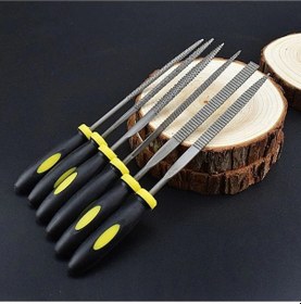 Resim Merttools Ahşap İçin Mini Törpü Plastik Saplı 14 Cm Eğe Seti 6 Parçalı Yeni Model 