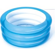 Resim Bestway Şişme Bebek Havuzu 3 Halkalı Mavi 70cm X 30cm 51033 Çok Renkli 