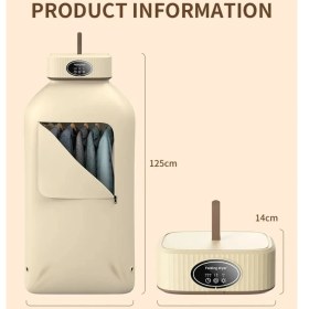 Resim Katlanır Çamaşır Kurutma Makinesi-Pembe 