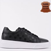 Resim Muggo Morta Kalın Taban Bağcıklı Hakiki Deri Erkek Günlük Sneaker Spor Ayakkabı 