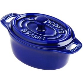 Resim Staub Seramik Mini Güveç Seti 6'lı 10 cm Koyu Mavi 