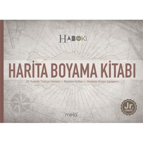 Resim Harita Boyama Kitabı 20 Tematik Türkiye Haritası 