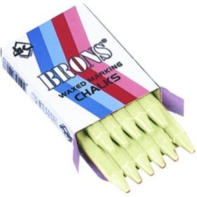 Resim Brons Yağlı Marka Tebeşir Sarı 12 Li Br-253 