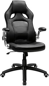 Resim SONGMICS Oyuncu Koltuğu, Ofis Koltuğu, Döner Sandalye, Siyah, Obg62B, 70 X 65 X 115 Cm 