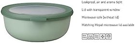 Resim Mepal - Multi Bowl Cirqula Round - Kapaklı Saklama Kabı - Buzdolabı için hava geçirmez saklama kutusu ve mikrodalga fırın kabı olarak uygundur - 350 ml - Canlı Yeşil 