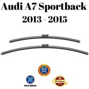 Resim Audi A7 Sportback 2013 2014 2015 Uyumlu Araca Özel Ön Cam Muz Tipi Silecek Süpürgesi Takımı 65/53cm 2li Set Silbak 